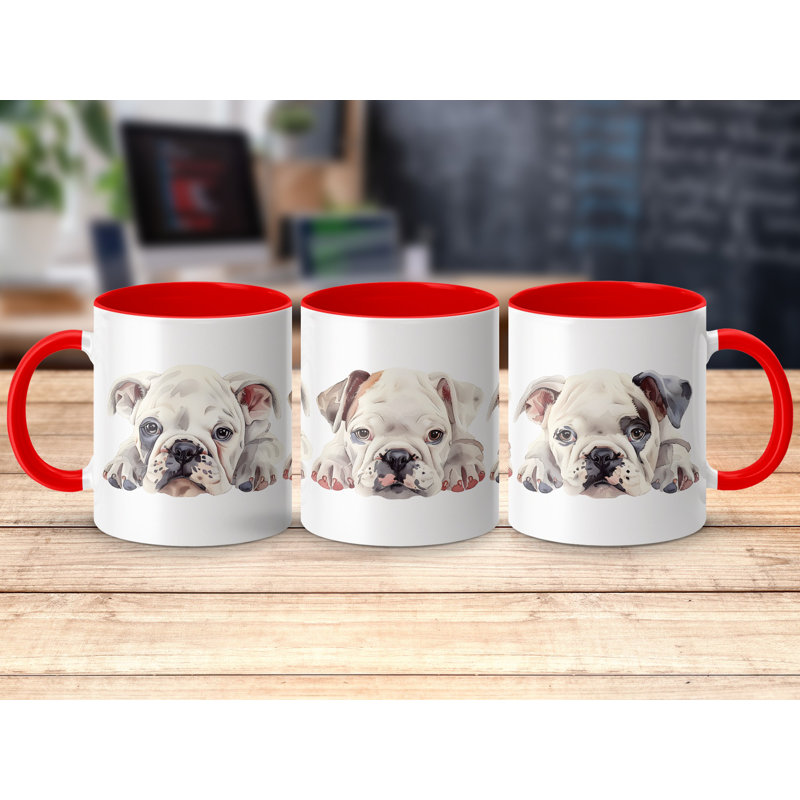 Ceramic Coffee Mug, 1, Red