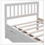 Lit plateforme en bois de conception moderne avec 2 tiroirs