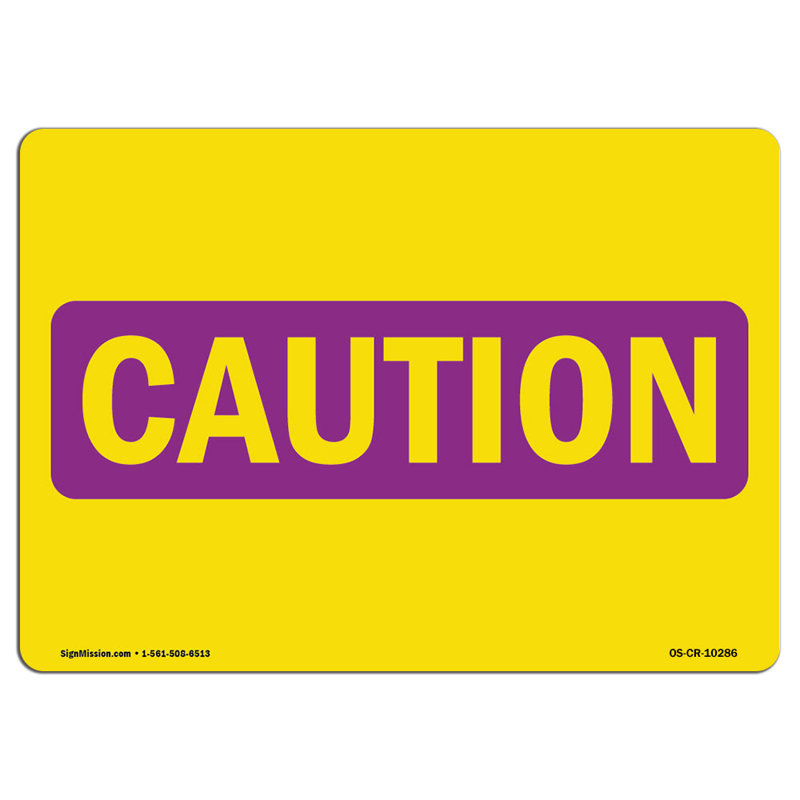 Panneau en aluminium «Process Hazards» 12 x 18, H 12 po x l 18 po x P 0,1 po