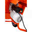 Mélangeur de ciment portatif horizontal 224 8CUFT, mélangeur de béton portatif 115V-60HZ, couleur orange