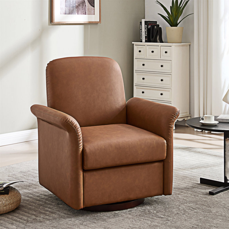 Upholstery Swivel Barrel Chair Accent Chair