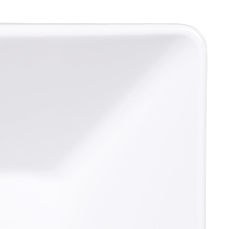 Elite Global Solutions Symmetry Melamine Serving Bowl, White
