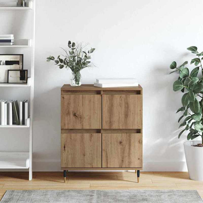 Sideboard 60 X 35 X 70 Cm Engineered Wood, Brown
