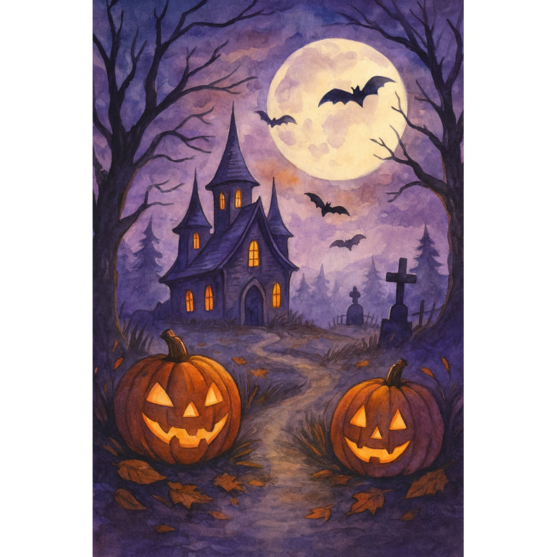 Art mural sur toile Haunted Night