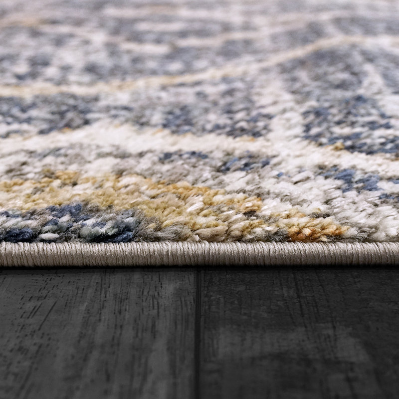 Geometric Indoor Rug, Rectangle 3'11" x 5'7"