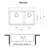 Ruvati 33-inch epiRock Workstation Double Bowl Topmount Kitchen Sink-94342259