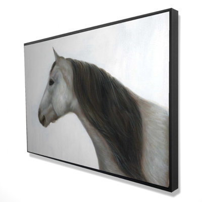 Winter Horse Print On Canvas
