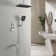 Shower & Tub Systems with 14" Rain Head and High Pressure Handheld, Celling Mount, Rough in-Valve