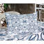 Drap-housse traditionnel et taie décorative Ambesonne, bleu nuit pâle-106790551