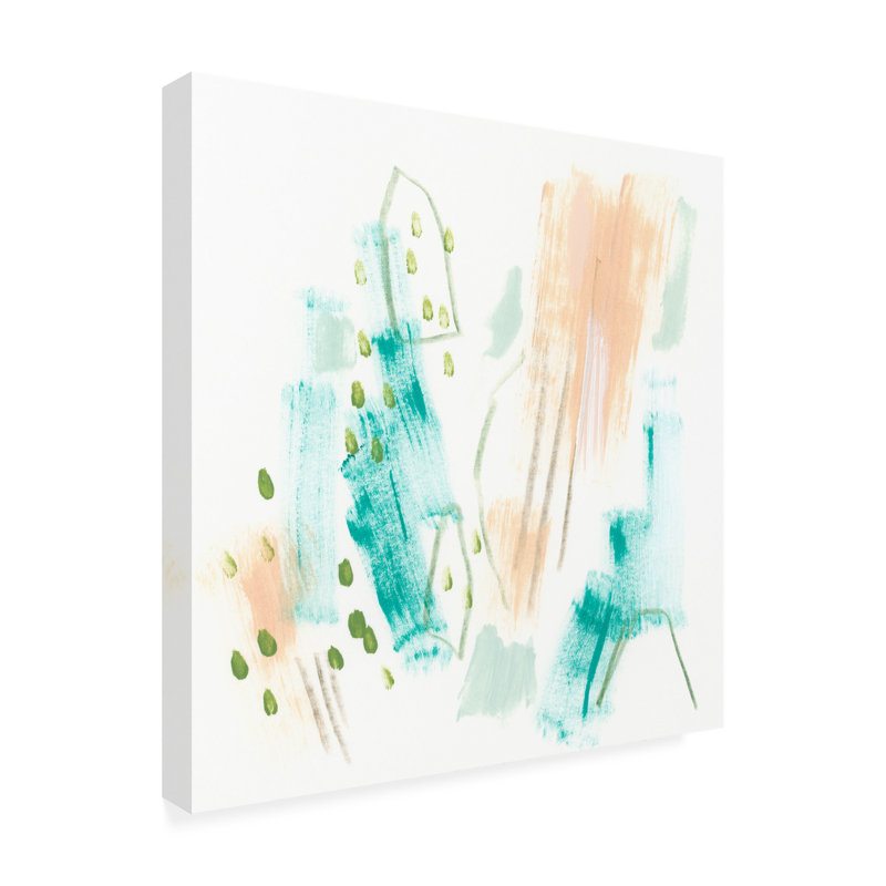 «Counting House II» sur toile, H 35 po x l 35 po