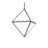 Davilyn 5 - Light Nickel Geometric Pendant