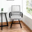 Chaise de réception en filet | Méridienne de bureau ergonomique pour salle d'attente, ensemble de 2 chaises et espaces invités  -1789394360