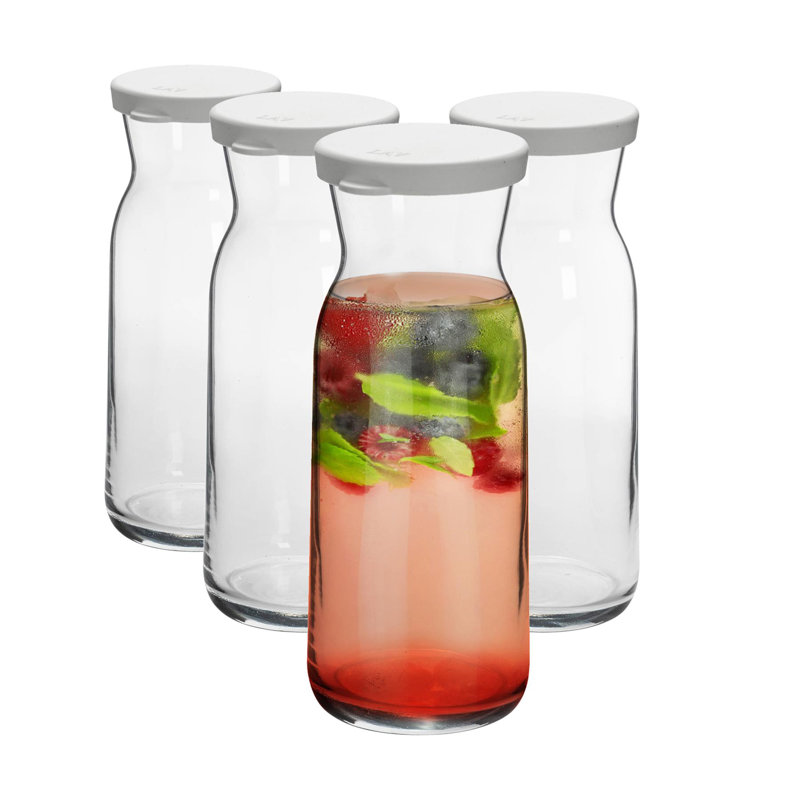 Argon Tableware - Brocca Glass Carafes with Silicone Lids