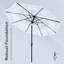 Parasol de marché 9 pi