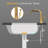 Bathroom Faucet 3 Hole - Bathroom Sink Faucet 2-Handle 3-Hole, Brushed Gold Widespread 8 Inch Bathroom Faucet With Pop Up Drain Assembly, Lavatory Bathroom Vanity Sink Faucet, 100% Lead-Free