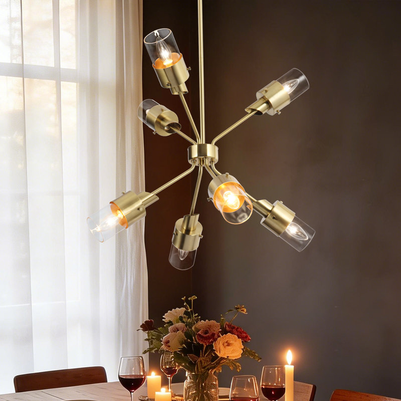 Lustre spoutnik moderne à 7 lumières