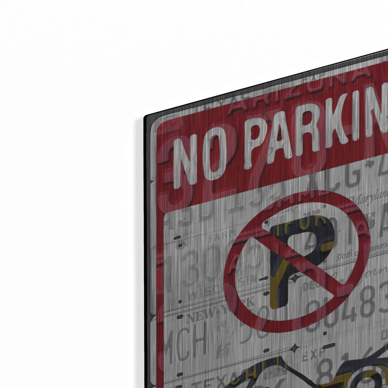 " No Parking " by Design Turnpike, 16" H x 12" W