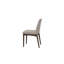 Ensemble de salle à manger 7 pièces avec table rectangulaire et six chaises d'appoint, bois brun riche, fabrication en bois massif, style contemporain