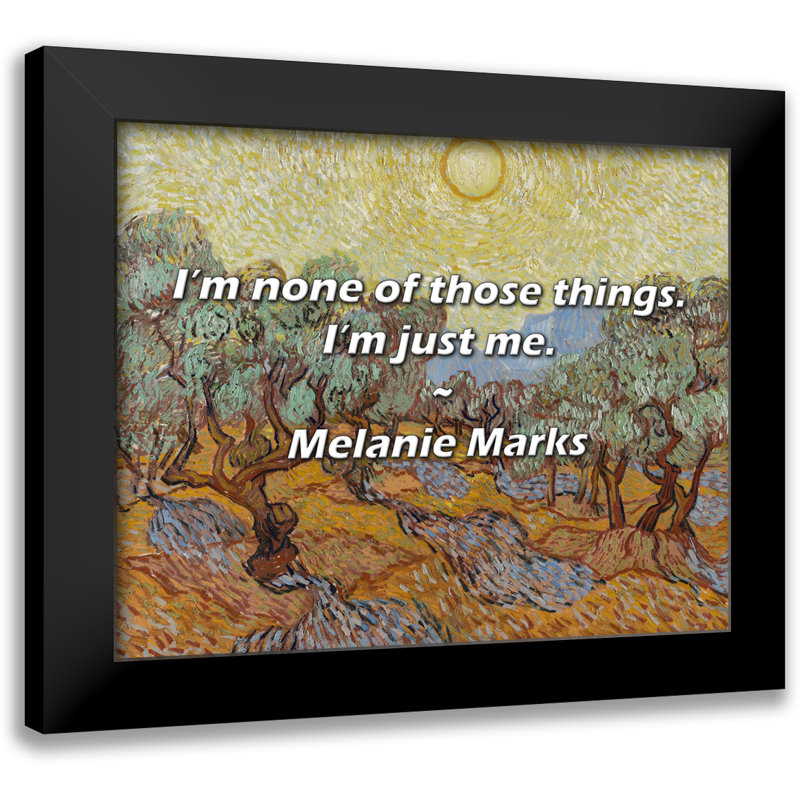 Citation de Melanie Marks: Je ne suis pas une de ces choses. Je ne suis que moi.