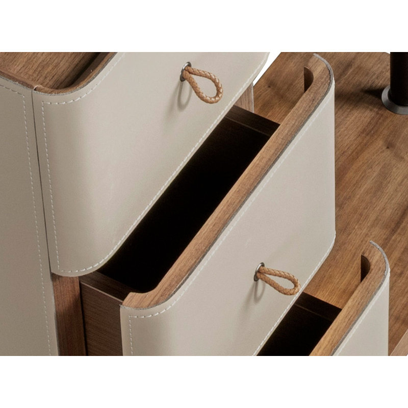Leather Freestanding 1 - Hook Coat Rack