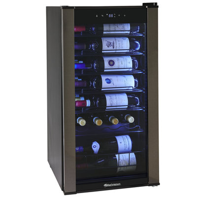 Wine Enthusiast Single Zone 18.9'' W Freestanding Wine Refrigerator