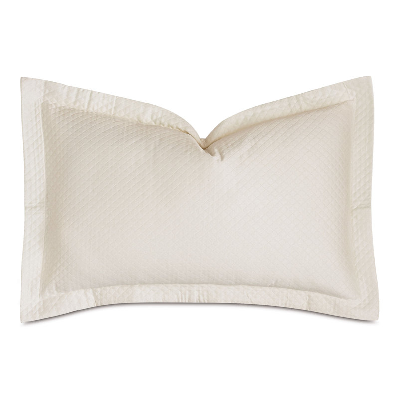 Matera Pillow Sham, Ivory, Queen