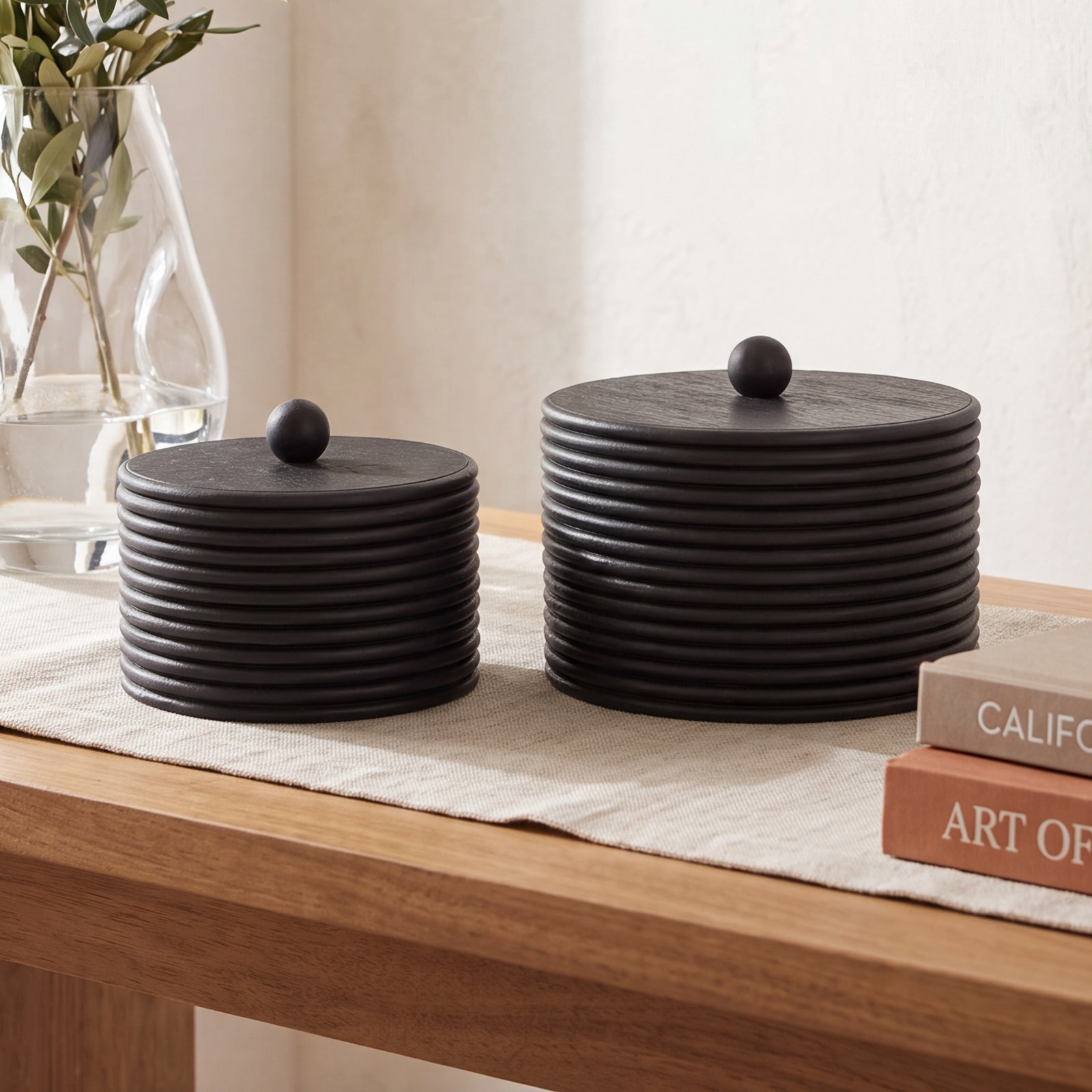Devi Wooden Storage Box Set