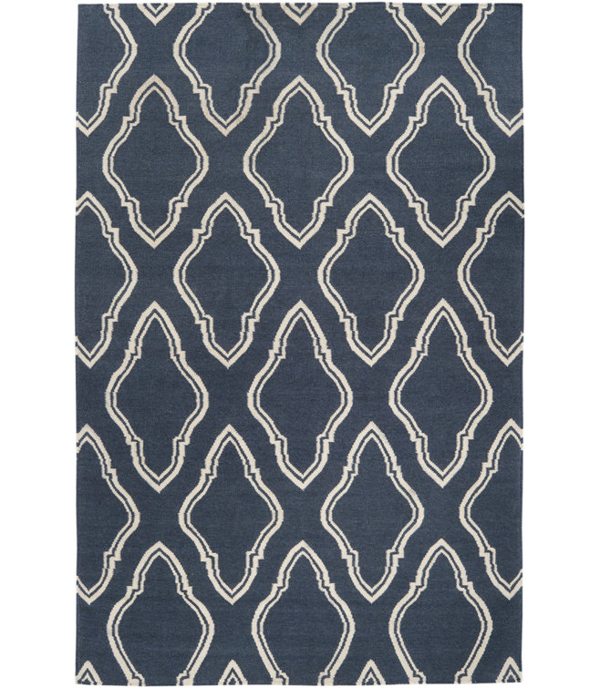 Larksville Wool Geometric Indoor Rug