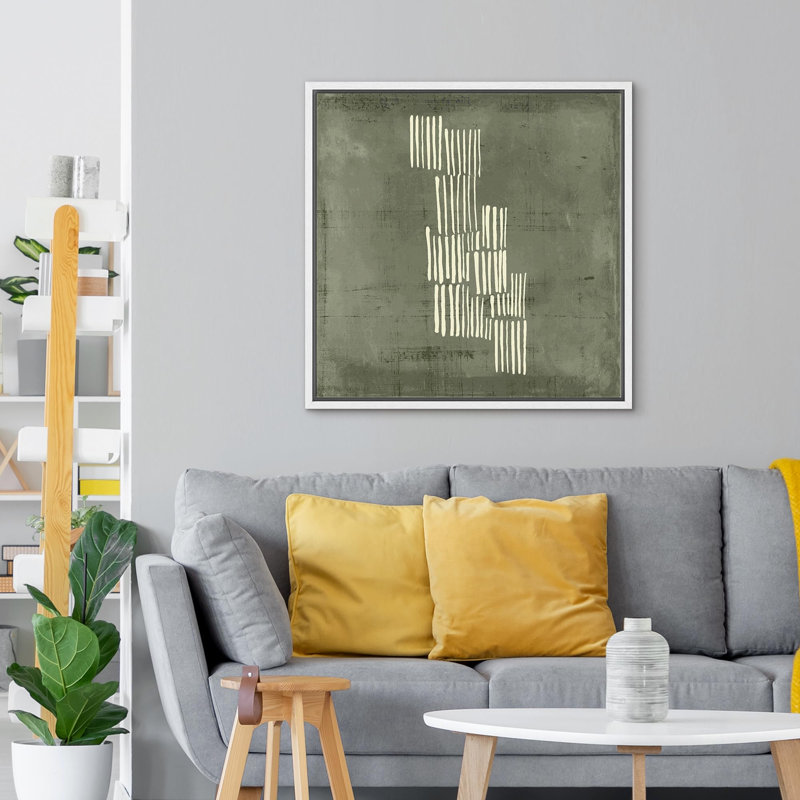 Abstrait, niveaux de gris, lignes verticales, illustrations, art moderne, détente / calme chaud, Blanc, H 24 po x l 24 po