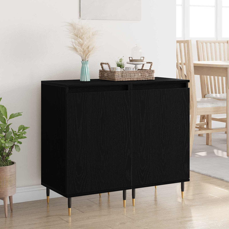 40cm Sideboard, Black Oak