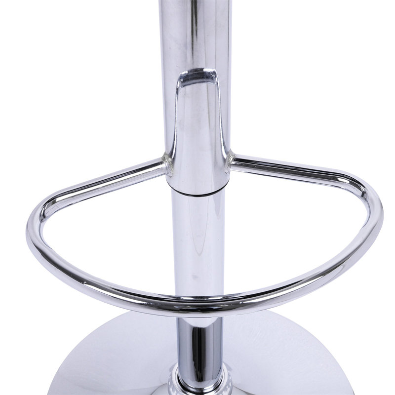 Dequay Swivel Bar Stool, Grey/White
