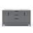 Elizabeth 60" Carrara Marble Countertop Bath Vanity-93659100
