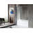 Don 60'' - W x 62'' H Single Added Door Frameless Tub Door with TSUNAMI GUARD-21120997
