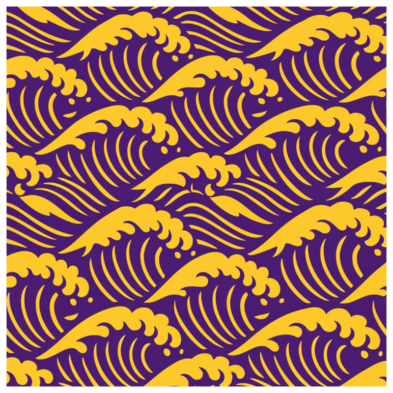 Wave Patterns Bedding, Twin Extra Long