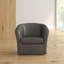 Fauteuil demi-tonneau pivotant de 32 po Agee-24330658
