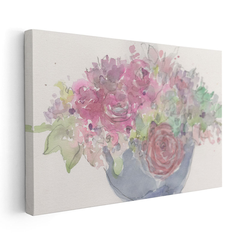 Floral Dreamy I - Canvas Print Wall Art, 16" H x 24" W