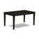 7-Piece Rectangle Cappuccino Finish Solid Wood Top Dining Table with 6 Chairs with Lattice Back