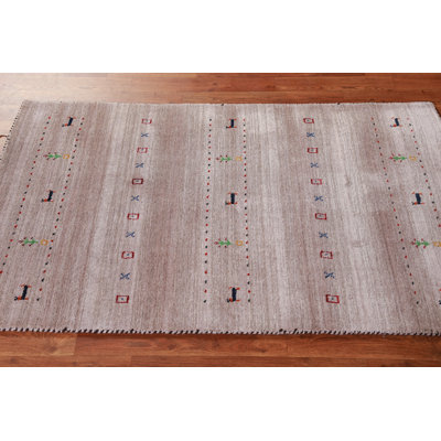 Handmade Wool Gabbeh Indian Rug 3x5