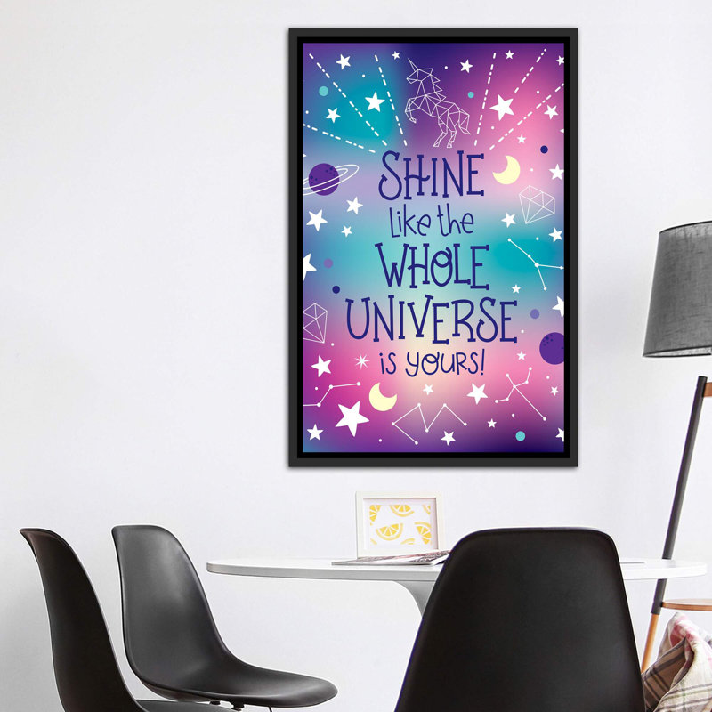 «Everyday Stay Magical II» par Ilis Aviles, reproduction d'art textuel, Pas de tapis, H 60 po x l 40po x P 1,5 po