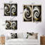 «Abstract Modern Swirl», 2 pièces sur toile-299003045-299003049