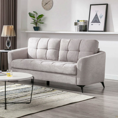 79"W Woven Fabric Sofa