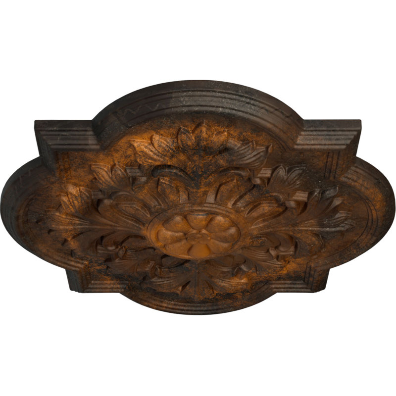 20 po x P 1 3/4 po P médaillon Bonetti (convient aux auvents jusqu'à 5 1/8 po), rouille