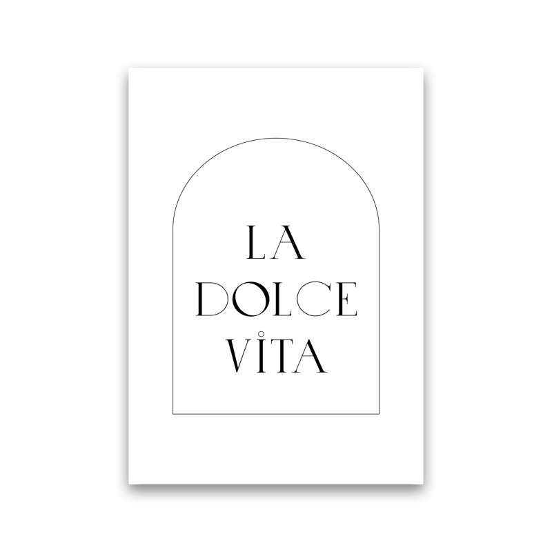 La Dolce Vita by Planeta444 - Print, No Framed, 42cm H x 29.7cm W x 4cm D