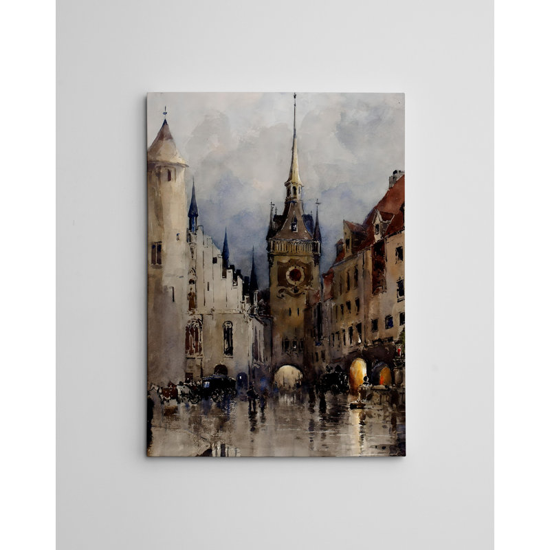 Stunning Decorative Canvas Painting, 19.7 x 27.6 inches | 50% Cotton / 50% Polyester, Digital Printing on Canvas | Elegant Wooden Frame (0.8 x 1.2 inches) | Perfect for Living Room, Bedroom & Office Decor