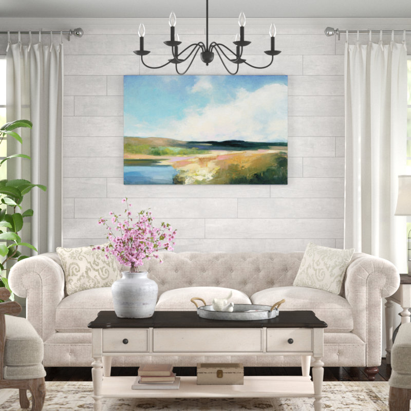 Dawn By The Water by Julia Purinton - Wrapped Canvas Painting, 81cm H x 122cm W