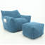 Fauteuil à billes en velours côtelé-736020623