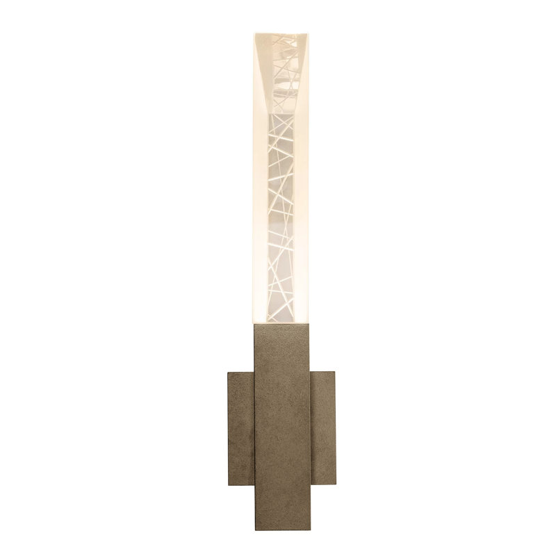 Refraction 7-Light Outdoor Flush Mount, 35.7" H x 5" W x 4" D, Coastal White