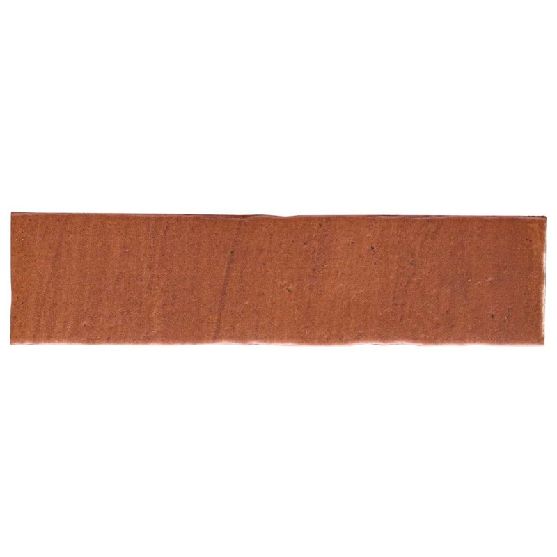 Solara Terracotta 2.55 In. X 9.84 In. Matte Porcelain Floor And Wall Tile (4.72 Sq. Ft. / Case), Canyon