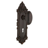 Victorian Plate with Decorative Keyhole and Homestead Door Knob
