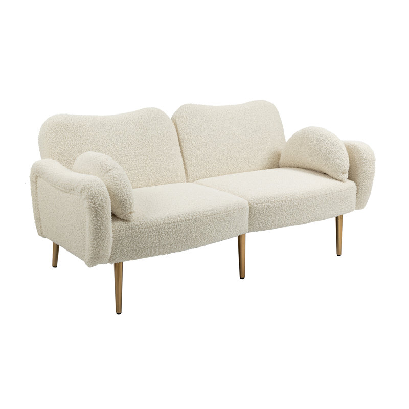 Canapé de salon Yulieryulier, Polyester blanc